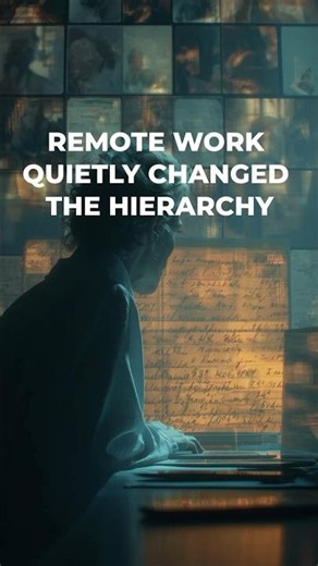 Why remote work changed who gets ahead #wfh #psychology