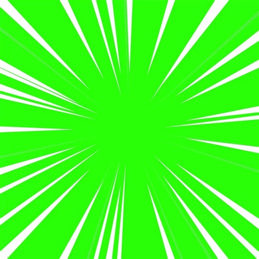 Speed Line, Comic, Green Screen. Free Stock Video