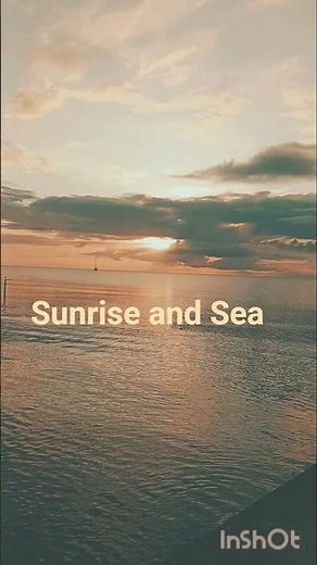 Sunrise Over the Sea #Morning Sun 🌞☀️☀️ #Travelvlog #Shortfeed ‪@Rekha-k1f8o‬