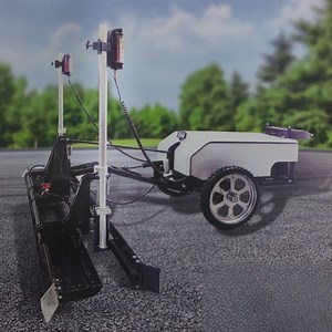[Hot Item] Used Scraper Concrete Laser Screed Leveling Machine Two Wheel Paving Machine