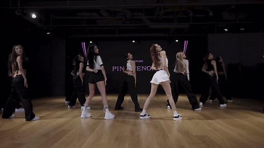 Amazing Background Dancers in Pink Venom Dance Practice MV