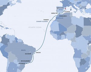 MSC Grand Voyages - MSC Cruises (16 Night Cruise from Santos to Barcelona)