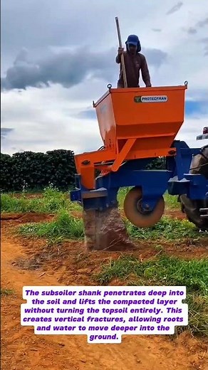 Deep Soil Preparation Using Subsoiler Machine | Agricultural Technology for Better Root Growth