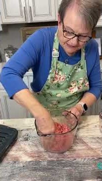 This is the SHORT video of me making MEATLOAF.