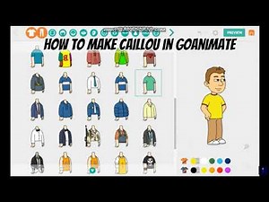 Tutorial: How to make caillou in GoAnimate (Original video goes to ‪@KevinTheCoolWrapperOfflineGuy‬ )