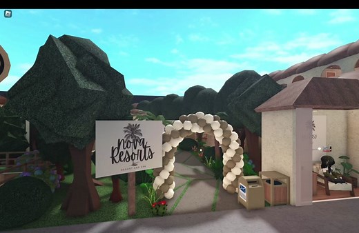 NOVA RESORTS NOW OPEN!! join now (3/28) using code : brix4nn #fypシ #viral #bloxburg #bloxburghotel #bloxburgneighborhood #novaresorts3 #fyp
