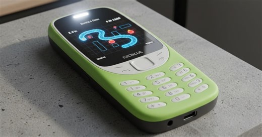 Así sería el legendario Nokia 1100 en su modelo 2025: la IA lo imaginó con cámara de fotos y el juego de la viborita renovado | canal26.com