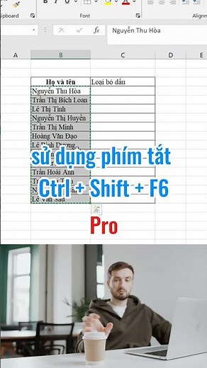 Một trong cách cách loại bỏ dấu trong Excel là sử dụng phần mềm unikey #excel #exceltips