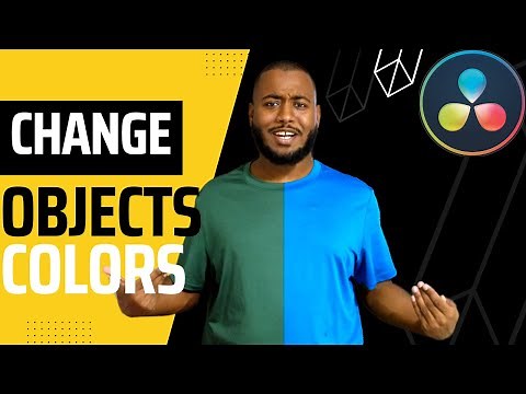 HOW TO Change Color of any Object Davinci Resolve 18 Tutorial
