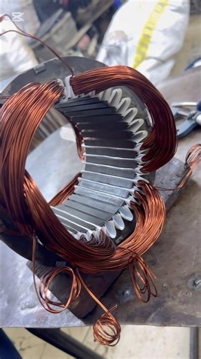 Copeland compressor rewinding subscribe #jeddah #electrical #motorrepair #motorrewinding