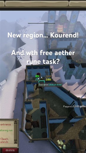 New region unlocked… Kourend! #oldschoolrunescape #gaming #leaguesvi #leagues #osrs