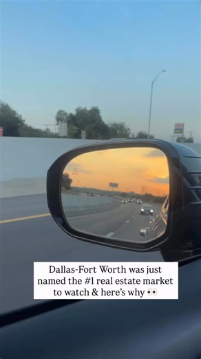 DFW was just named the #1 real estate market in the entire country again. On paper, that’s about job growth, development, and opportunity. The report talks about population momentum, companies relocating, and why experts see this region as the strongest place in the U.S. to build a future. But when I talk to families considering a move here… that’s not what they’re really asking. They’re asking: “Will our money go further?” “Can we finally have space?” “Will our kids have room to grow?” “Will th
