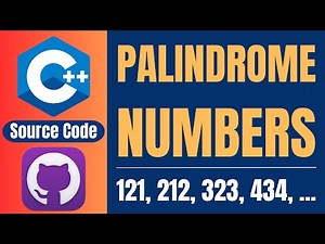 How to Check Palindrome Numbers in C++ | Complete C++ Project with source code | Urdu/Hindi