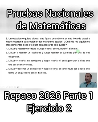 National Exams Mathematics Review 2026 Part 1 Exercise 2
