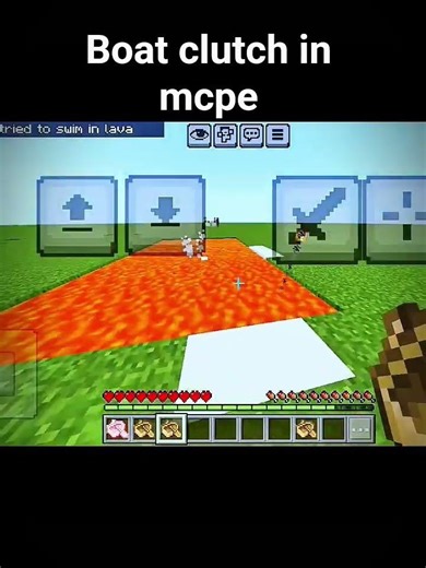 Boat clutch in minecraft pe🥶🥶😎
