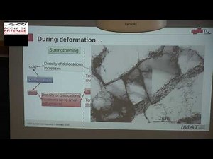 Dynamic recovery and recrystallization at large strains in aluminium and titanium alloys