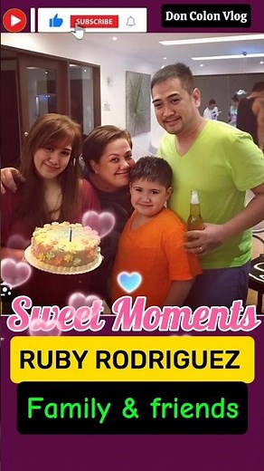 RUBY RODRIGUEZ FAMILY & FRIENDS DABARKADS #shortsviral #pinoyshowbiz #trending