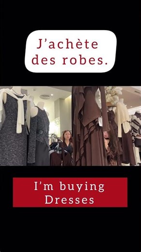 Day 5/30: French practice- Shadowing technique, verb: Acheter. Do you want to learn French? #french