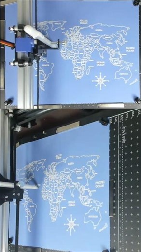 Drawing Every Country Perfectly | Pen Plotter World Map