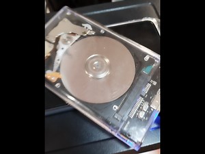 机械硬盘直接开盖运行！删除和写入可视！