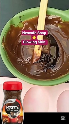 How to make bathing soap using nescafe