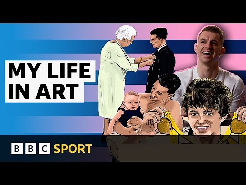 Max Whitlock's incredible gymnastics career...in one artwork | Paris 2024 Olympics | BBC Sport