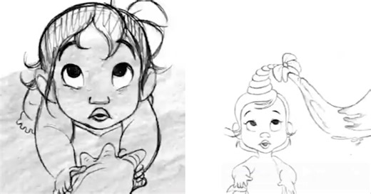 Fun Animated Pencil Test for Moana