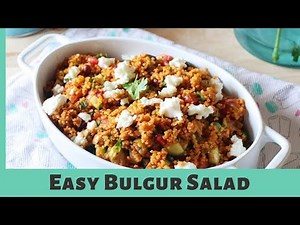 Turkish Bulgur Salad - Bulgar Wheat Salad Recipe (Delicious and Healthy Salad without lettuce) Kisir