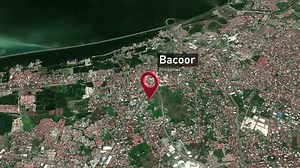 Bacoor City Map Zoom (Philippines) from Space to Earth