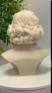 JFSM INC. Ludwig Van Beethoven Bust Statue, Classical Music Decor, White Finish