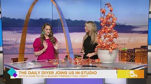 The Daily DIYer joins us in-studio with a how-to for a budget friendly fall craft