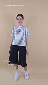 Outfit junior girls #BAGGY_SHORT Tendance 2025❤️❤️ #kidsfashion #ملابس_بنات #outfitgirls #kids #abassi_mode | Abassi mode عباسي مود