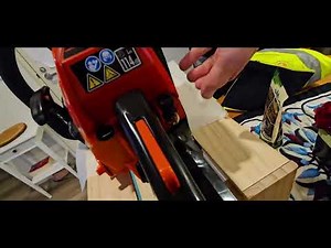 Echo CS-3510ES chainsaw. First impressions not for amateurs!