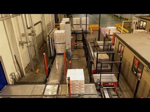 143 Pallet Handling - Turntables - Double load Stacking by www phsinnovate com