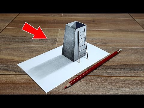 🔥 How To Draw 3D Art for beginners - Easy 3D Drawing on Paper - Easy Art