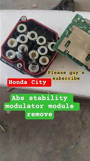 Anti-Lock Braking System (ABS) Control Module. 🤷.#modulator #abs #car #automobile #shorts #hondacity
