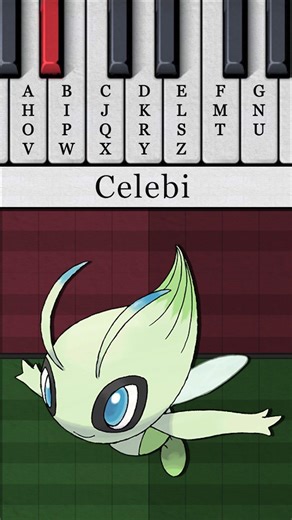 Celebi turned into a musical jingle! #pokemon #piano #jingle