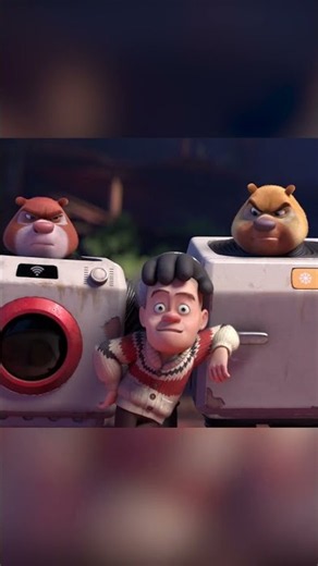 A robot comedy skit? | Boonie Bears: Guardian Code #熊出没 #booniebears #animation