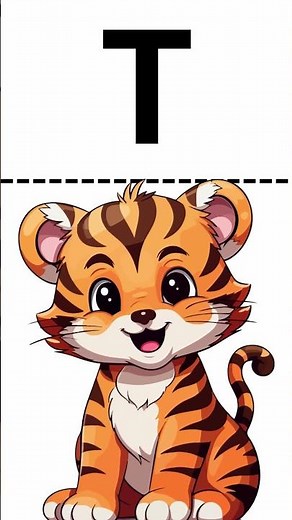 T for Tiger 🐯 | ABC Learning for Kids 👶 | Alphabet A to Z Letters & Phonics | ABC Song for Kids