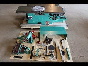 How to assemble multi-use woodworking machine ML393A /ML393D