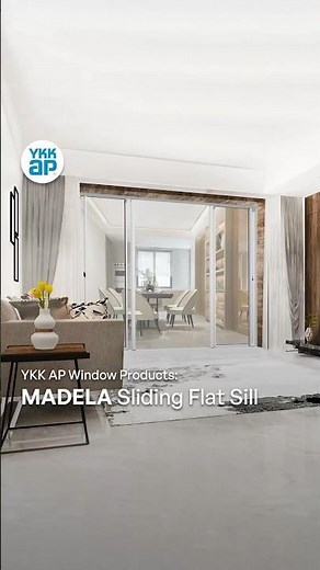 MADELA Sliding Flat Sill by YKK AP | Seamless Sliding Doors for Modern Spaces
