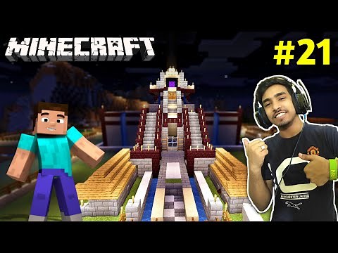 I REBUILD MY CASTLE | MINECRAFT GAMEPLAY #21