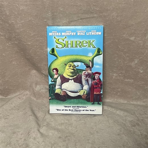Vintage 2001 Big Box Shrek Special Edition Videocassette VHS Movie - Etsy Norway