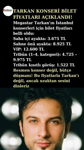 Tarkan Konserine Gitmek Artık Lüks!