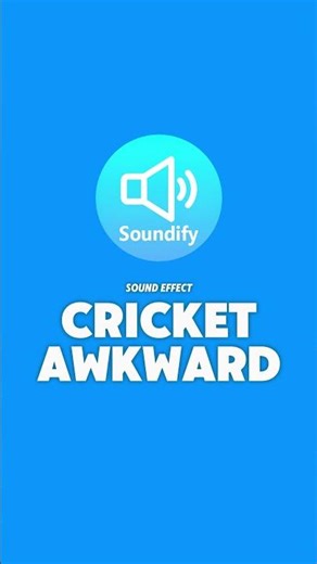Crickets Sound Effect 🎵 #crickets #awkward #cricketsounds #awkwardsound #soundeffect #sfx #soundify