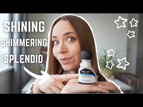 WINSOR AND NEWTON IRIDESCENT MEDIUM | Swatching and Painting a Geode with Watercolours