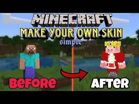 Make your own minecraft skin in 2 minutes #minecraft