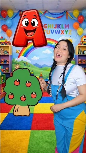 Learn the vowel A in TREE! 🌳✨ #vowels #children
