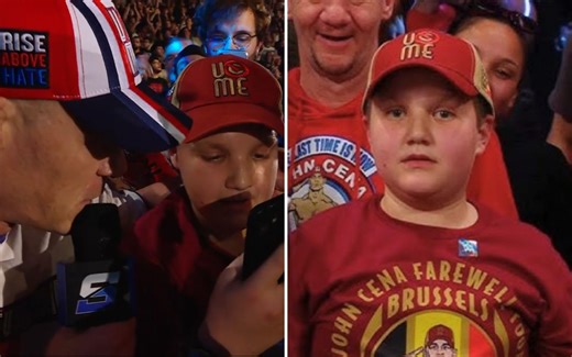 [VIDEO] John Cena reunites with the kid he insulted after turning heel; Incredible moment on WWE SmackDown