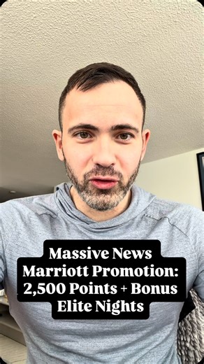 Pointedbyjared on Instagram: "Massive news if you’re a Marriott loyalist. Marriott just launched its first promo of 2026 — and it’s a good one. Earn 2,500 bonus Bonvoy points per paid stay plus 1 bonus Elite Night Credit for every brand you try. The earning window is Feb 25 through May 10 — but you need to register first. Here’s why this matters: • 2,500 points is per stay, not per night. • The Elite Night Credit is per brand. Stay at a JW Marriott, then a St. Regis, then a Luxury Collection? Th